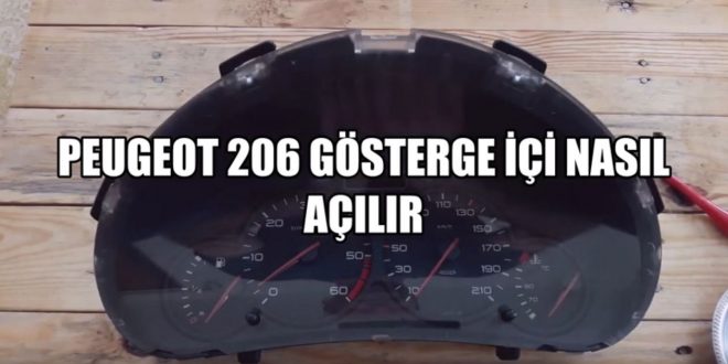 Peugeot 206 Gosterge İçi Nasıl Açılır